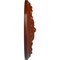 Ekena Millwork Flower Spiral Ceiling Medallion (Fits Canopies up to 2"), Hnd-Painted Firebrick, 12 1/4"OD x 2 1/4"P CM12FLFIF - alternate 2